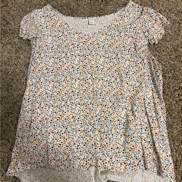 Old Navy Tops - Old Navy Multicolor Floral V-Neck Top